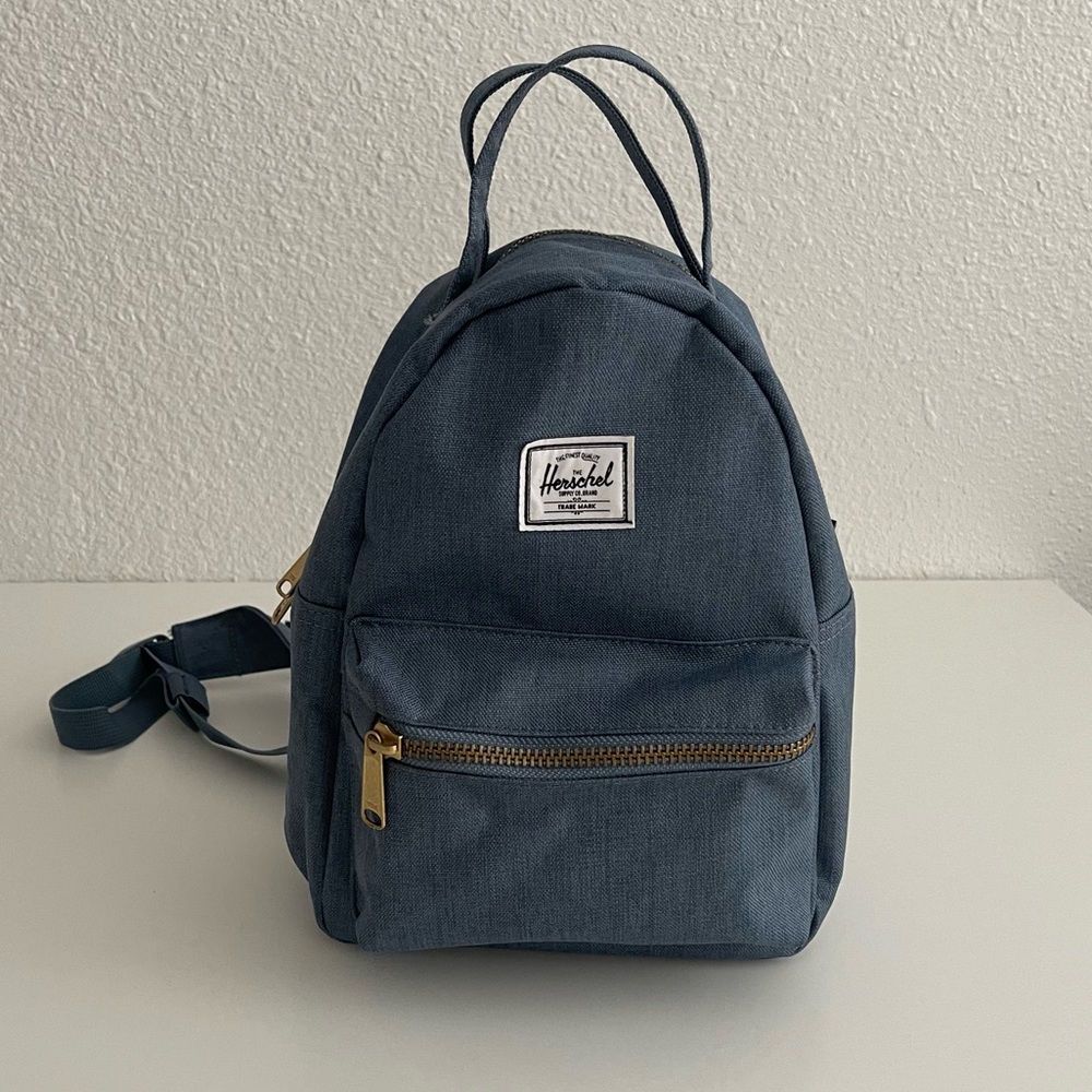 Hershel Supply denim jean nova mini backpack